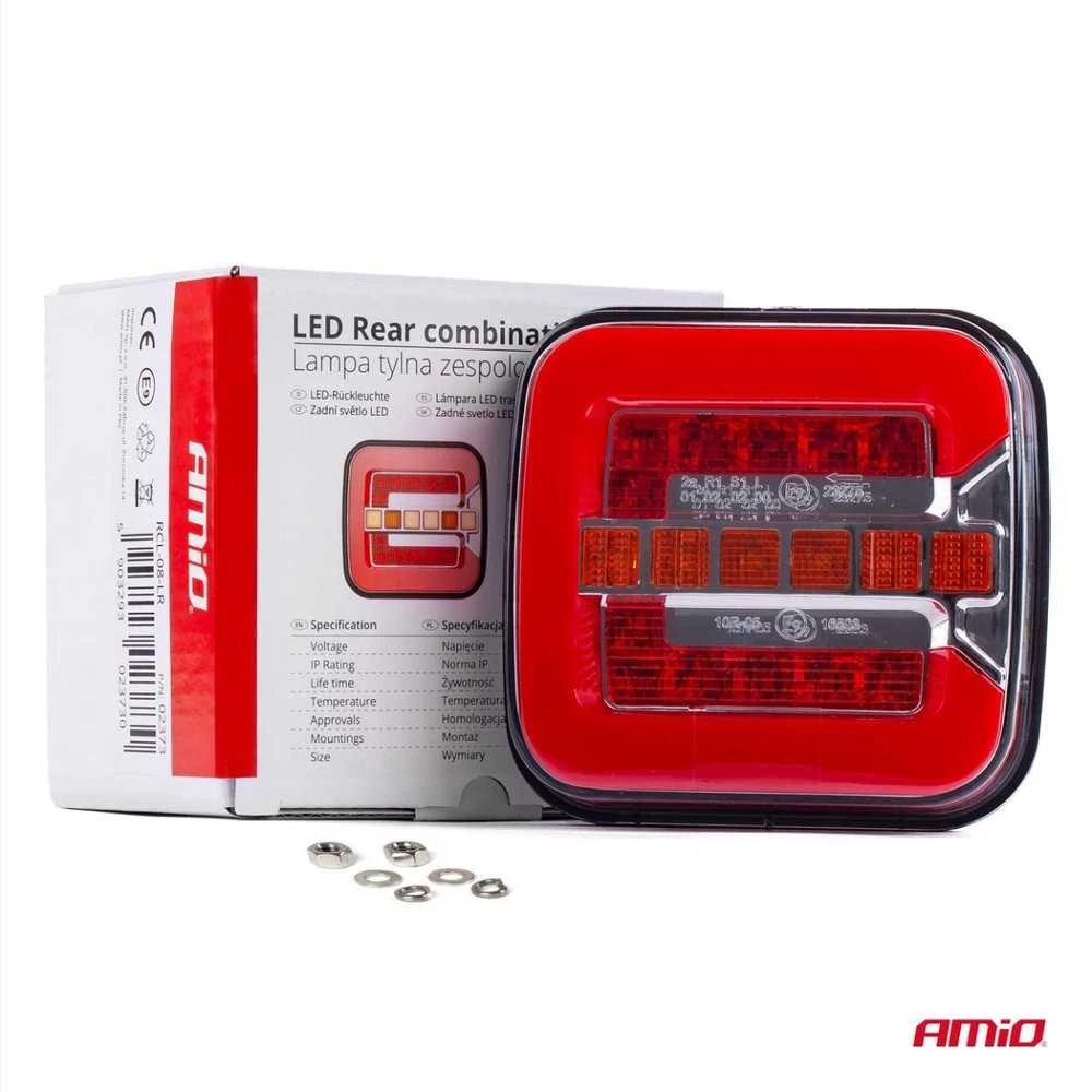 LED Kombinuota galinė lempa AMiO RCL-08-LR dynamic kairė/dešinė