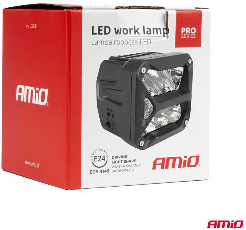 LED tolimųjų šviesų žibintas PRO Series AMiO-03868