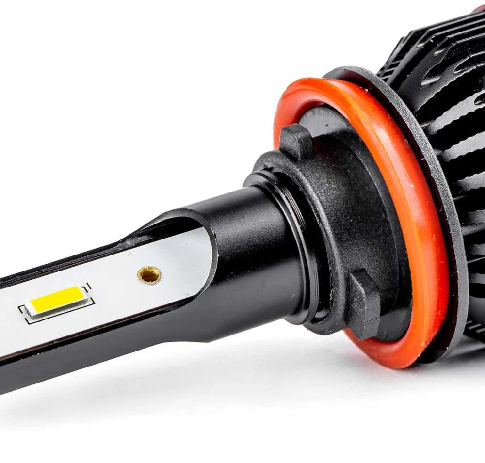 Amio LED BF lemputės H8, H9, H11 Komplektas 2vnt. +400%