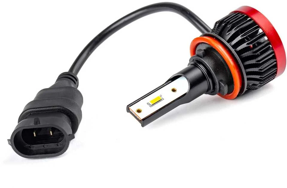 Amio LED BF lemputės H8, H9, H11 Komplektas 2vnt. +400%