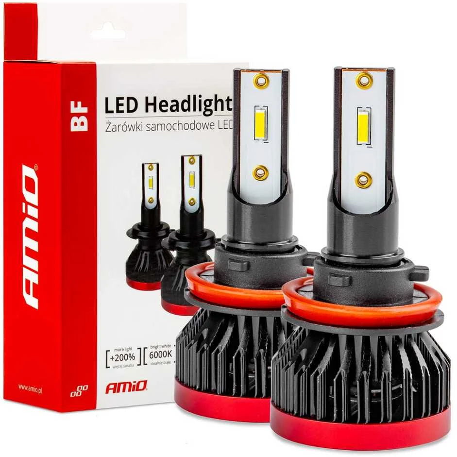 Amio LED BF lemputės su aušinimo radiatoriais