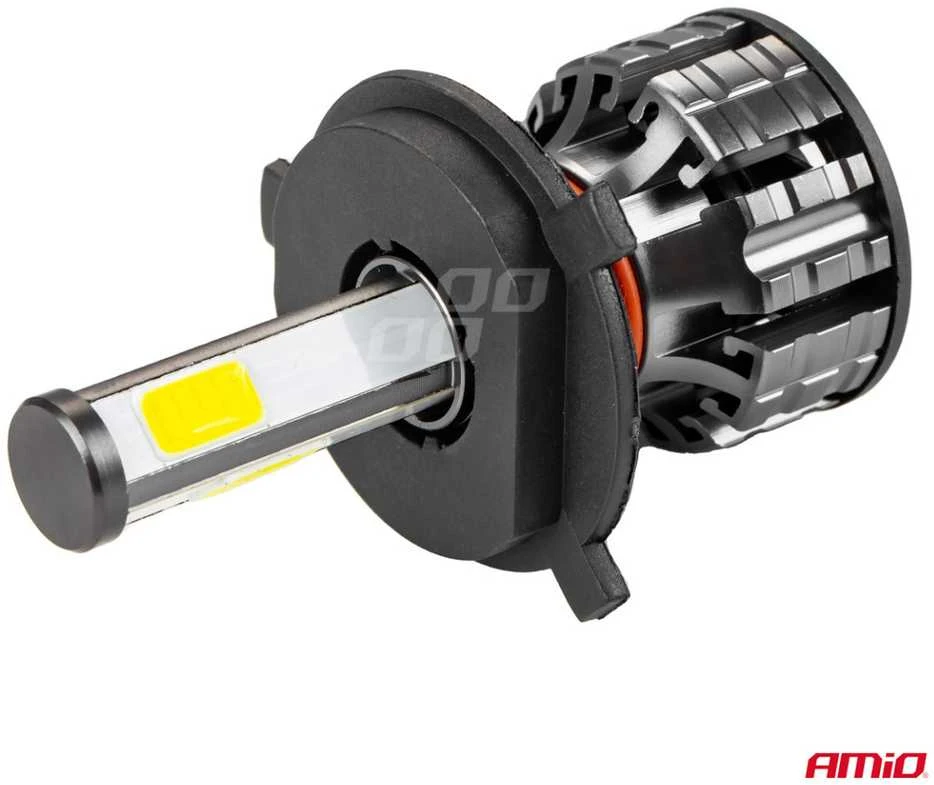 LED žibintų lemputės COB Series H4 AMiO-02843