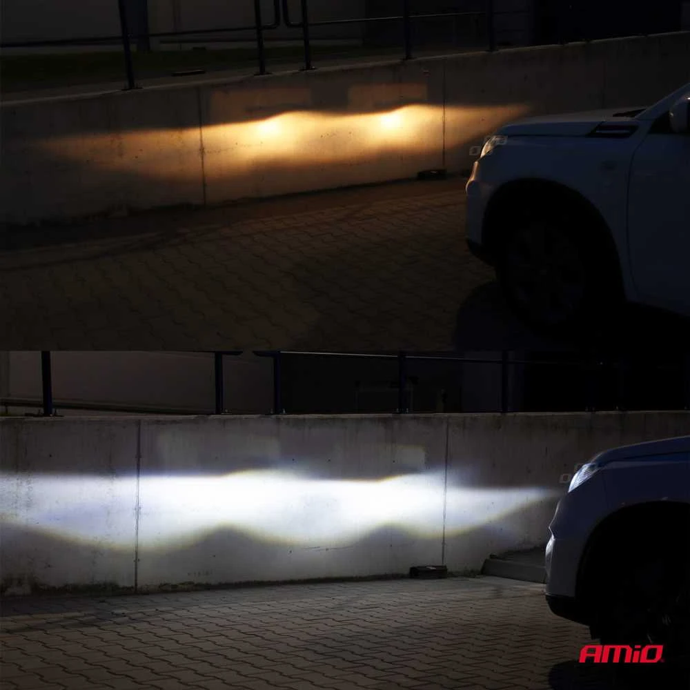 LED žibintų lemputės COB Series H7 AMiO-02844