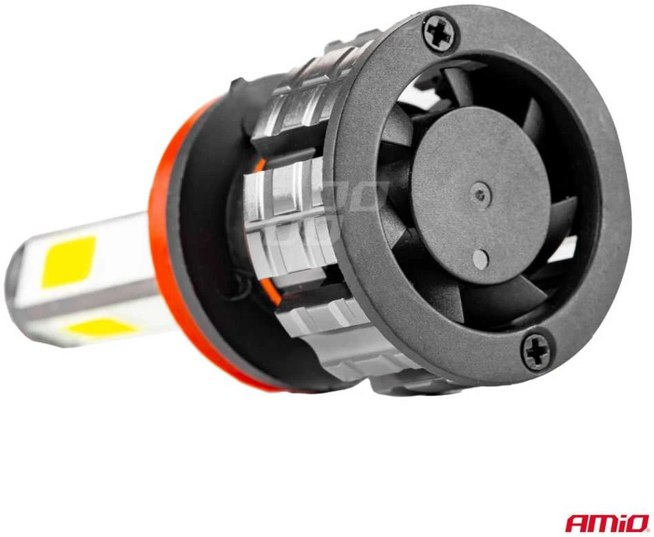 LED žibintų lemputės COB Series H8/H9/H11 AMiO-02845