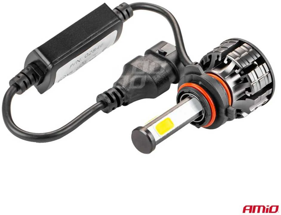 LED žibintų lemputės COB Series HB3 AMiO-02846