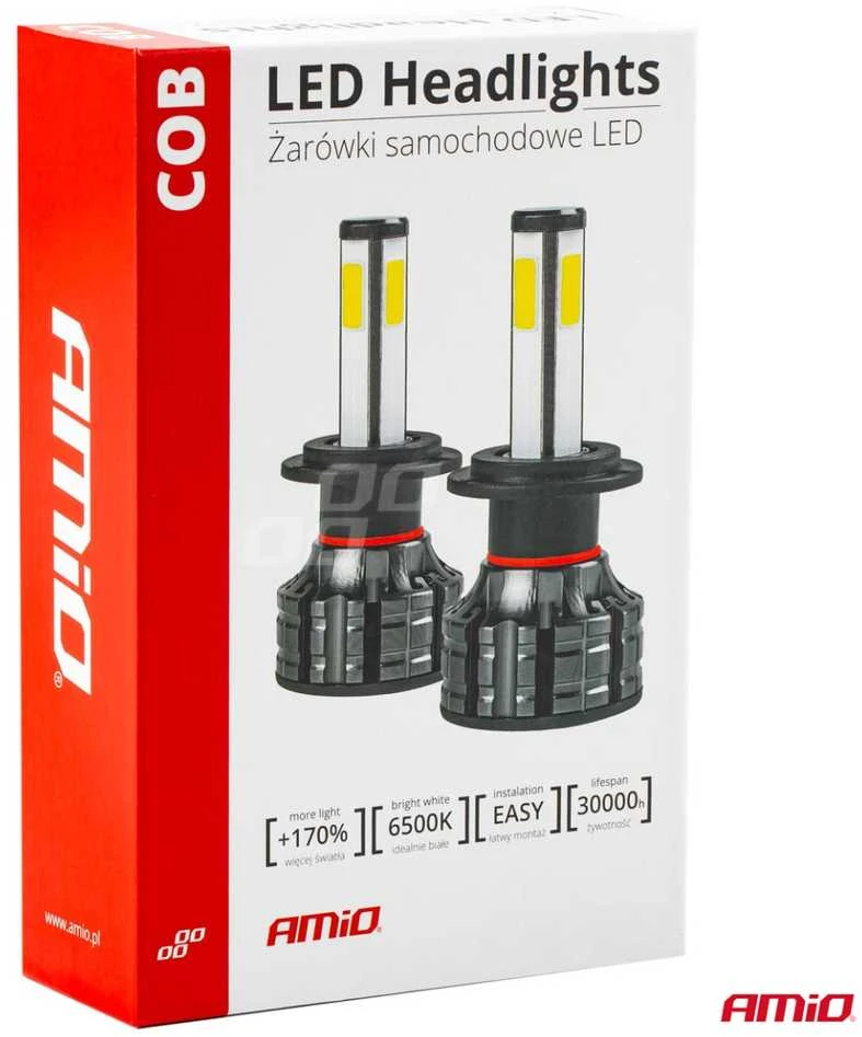 LED žibintų lemputės COB Series HB4 AMiO-02847