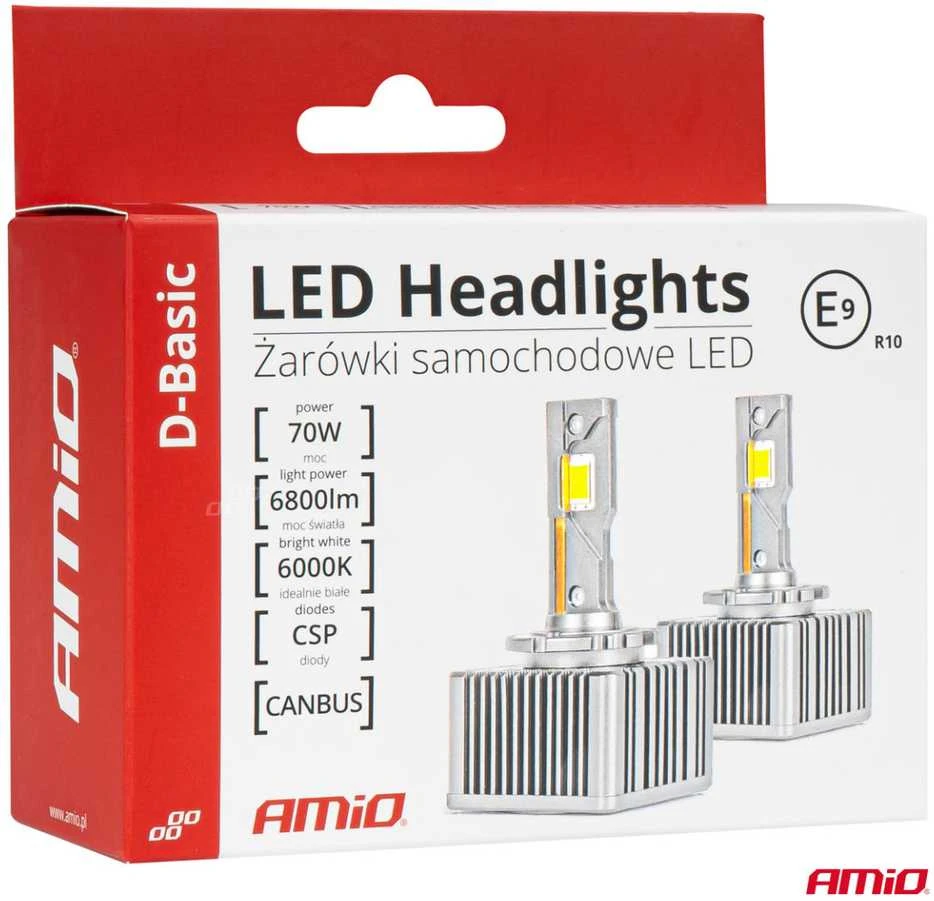 LED žibintų lemputės D-Basic Series D4S/D4R AMiO-03629