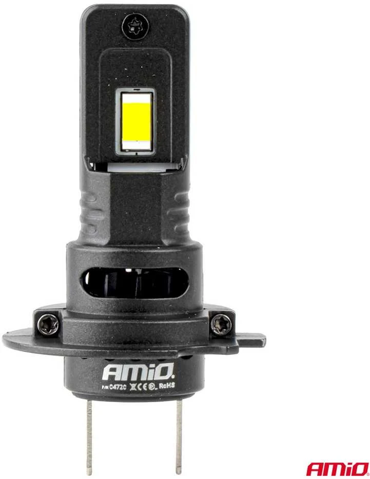 LED automobilių lemputės F25 Pro serijos juodos, „Full Canbus H7“ 68 W, 12 V, 24 V, amio-04720