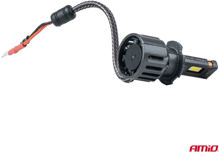 LED žibintų lemputės F25 Sidabrinis FULL CANBUS H3 52W 12V 24V AMIO-04702