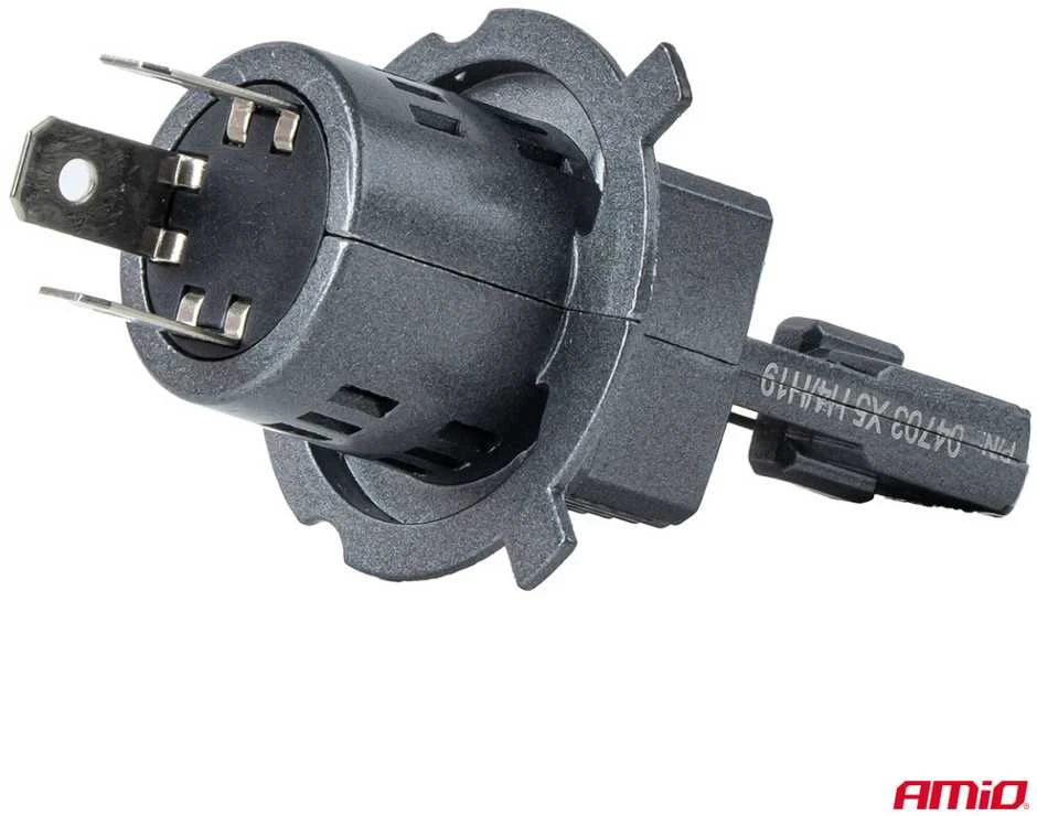 LED žibintų lemputės F25 Sidabrinis FULL CANBUS H4/H19 54/58W 12V 24V AMIO-04703