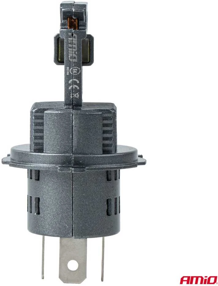 LED žibintų lemputės F25 Sidabrinis FULL CANBUS H4/H19 54/58W 12V 24V AMIO-04703
