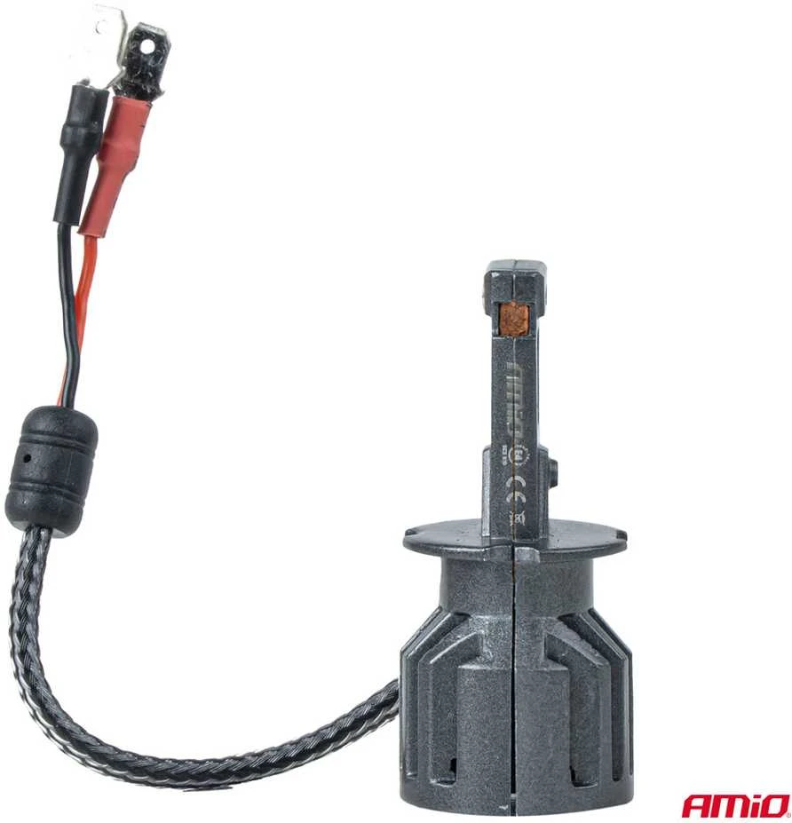 LED žibintų lemputės F25 Sidabrinis FULL CANBUS H3 52W 12V 24V AMIO-04702