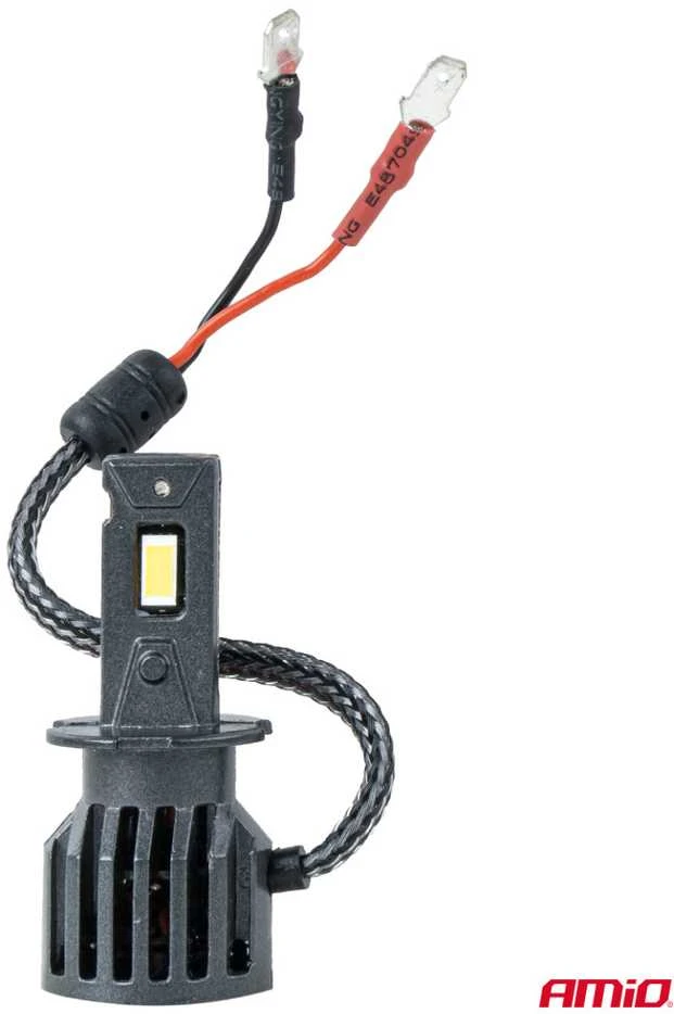 LED žibintų lemputės F25 Sidabrinis FULL CANBUS H3 52W 12V 24V AMIO-04702