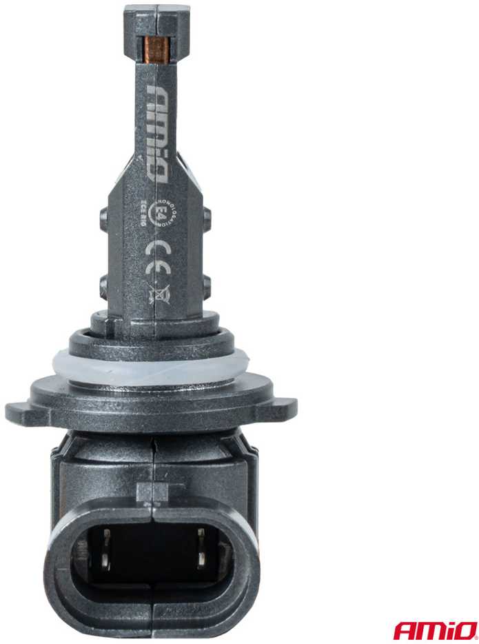 LED žibintų lemputės F25 Sidabrinis FULL CANBUS HB4 9006 52W 12V 24V AMIO-04707