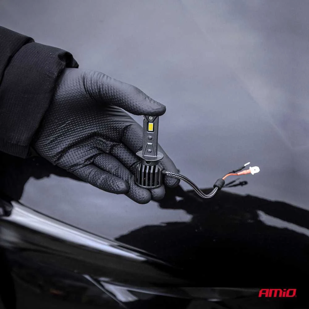 H3 LED lemputė rankoje