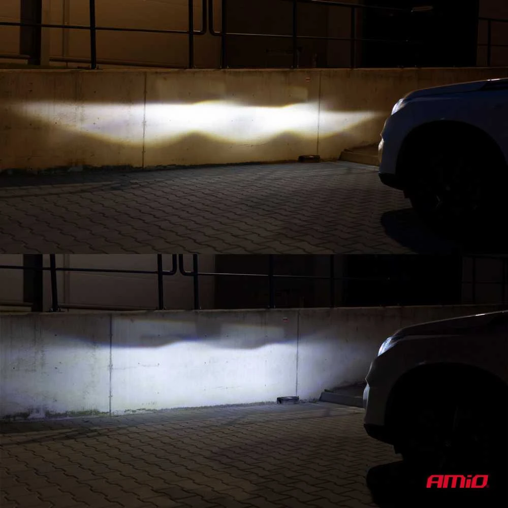 LED žibintų lemputės FLEX+ Series H4/H19 canbus 6000K 12-24V AMIO-03657