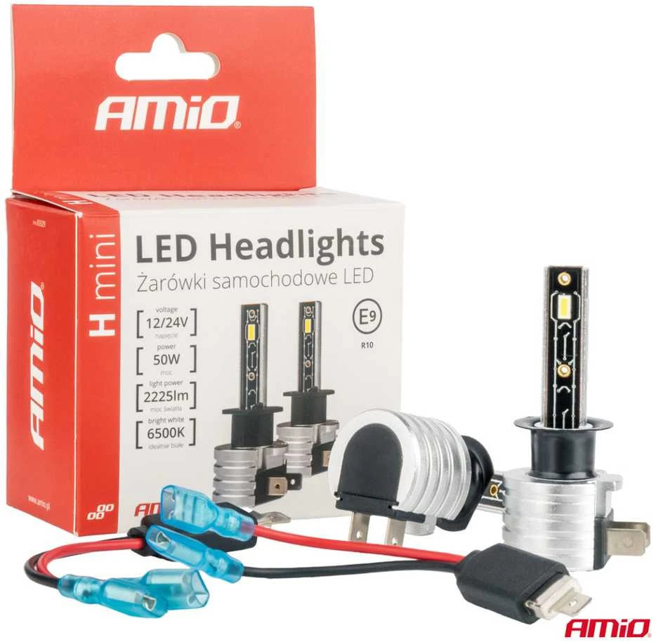 LED žibintų lemputės H-mini Series H1 AMiO-03329