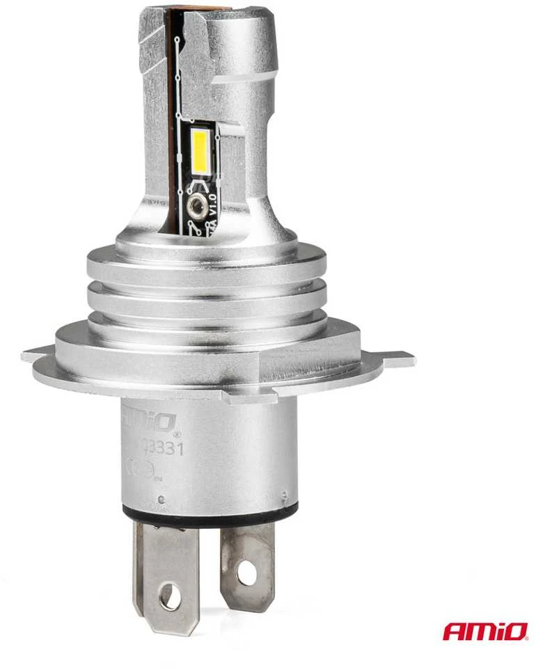 LED žibintų lemputės H-mini Series H4/H19 AMiO-03331