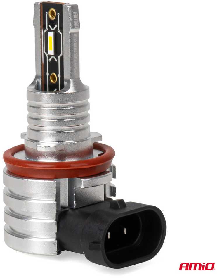 LED žibintų lemputės H-mini Series H8/H9/H11/H16 AMiO-03333