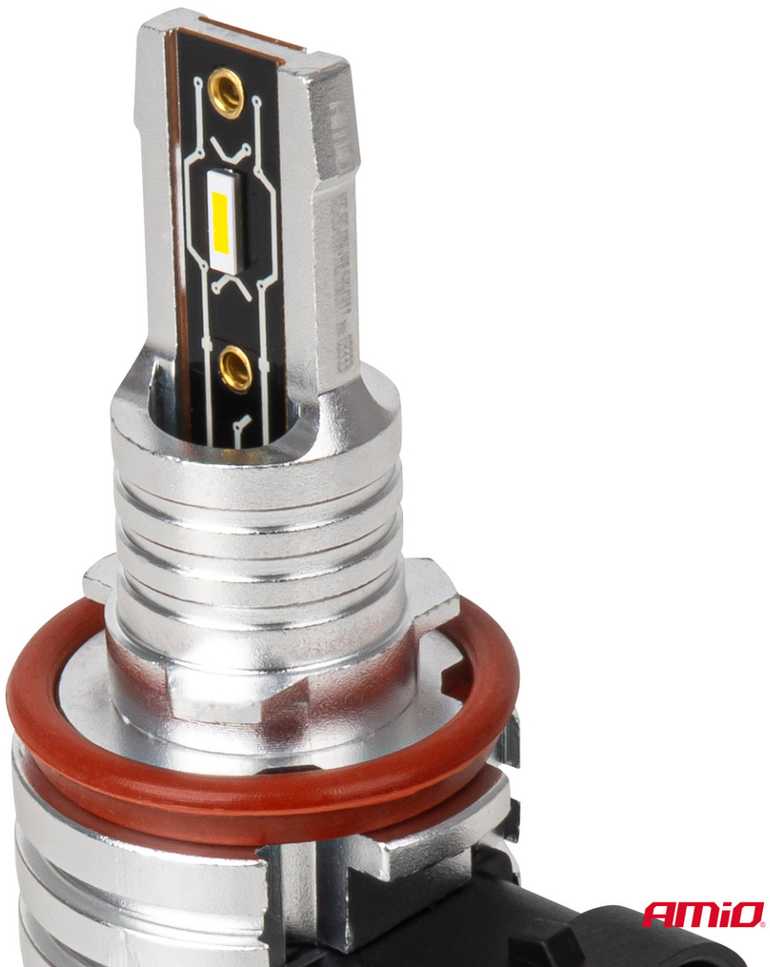 LED žibintų lemputės H-mini Series H8/H9/H11/H16 AMiO-03333