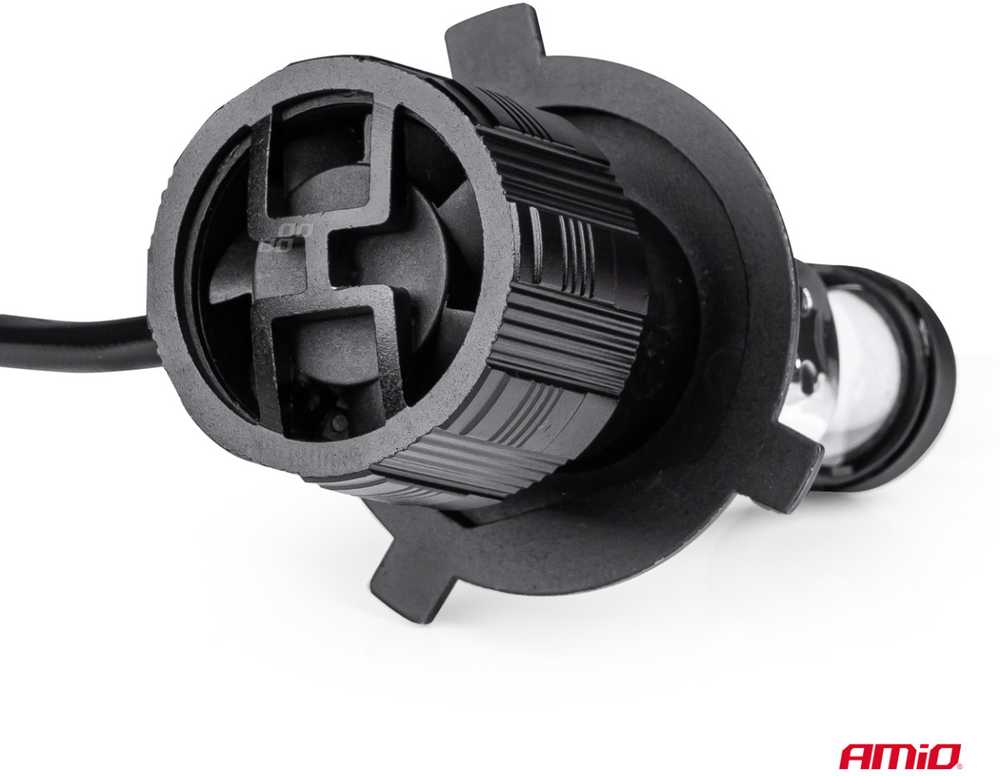 LED žibintų lemputės H4 PL Lens Series AMiO-03667