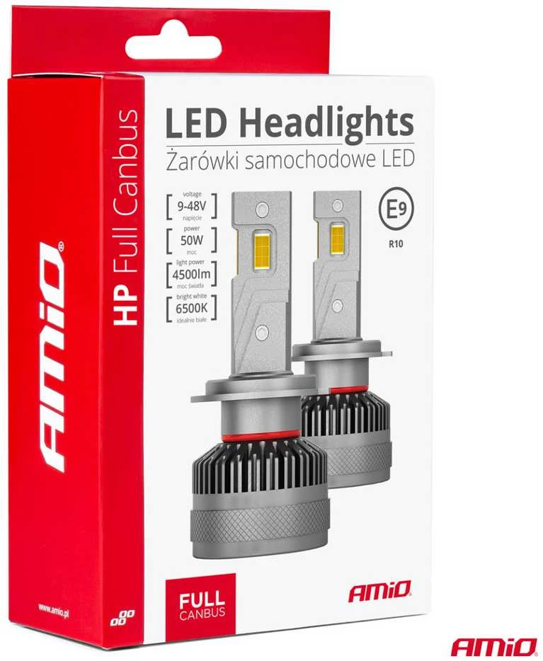LED žibintų lemputės HP Series HB4 9006 Canbus AMiO-03679