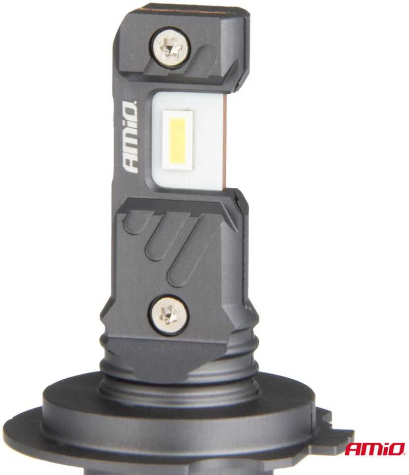 LED žibintų lemputės Hybrid series H7 H18 6000K Canbus 60W AMIO-04115