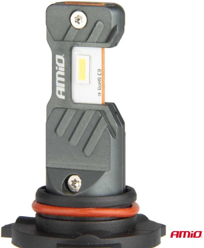 LED automobilių lemputės HYBRID serijos HB3 HIR1 H10 6000K Canbus 60W AMIO-04117, 2 vnt.