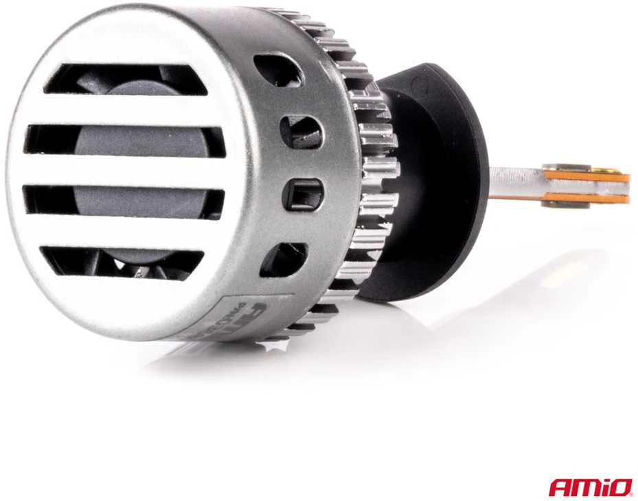 LED žibintų lemputės K3 Series H1 12V 6000K canbus AMIO-03680