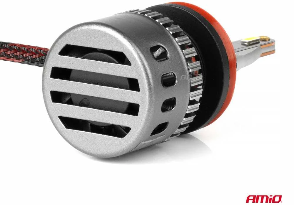 LED žibintų lemputės K3 Series H8 H9 H11 H16 12V 6000K canbus AMIO-03686