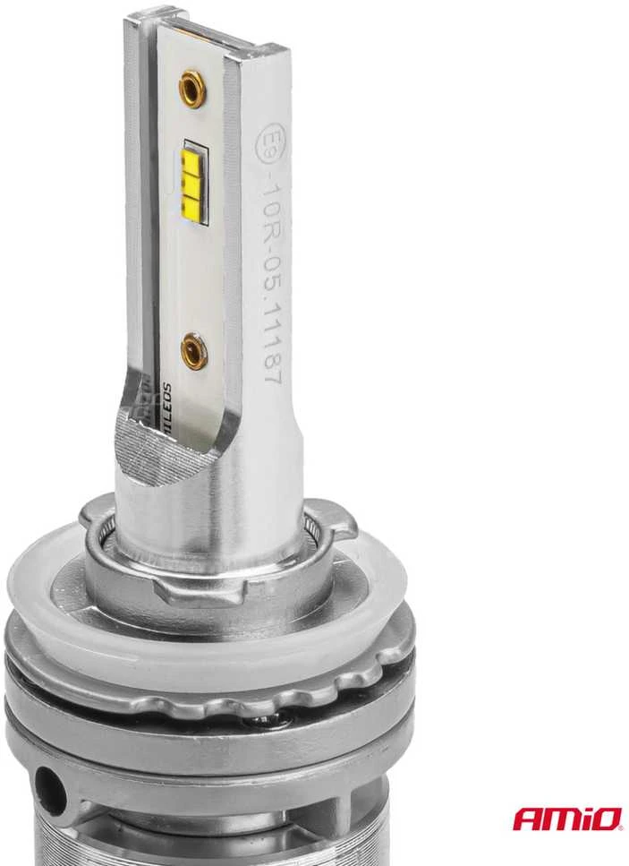 LED žibintų lemputės RS+ Series H8/H9/H11 50W AMIO-01086