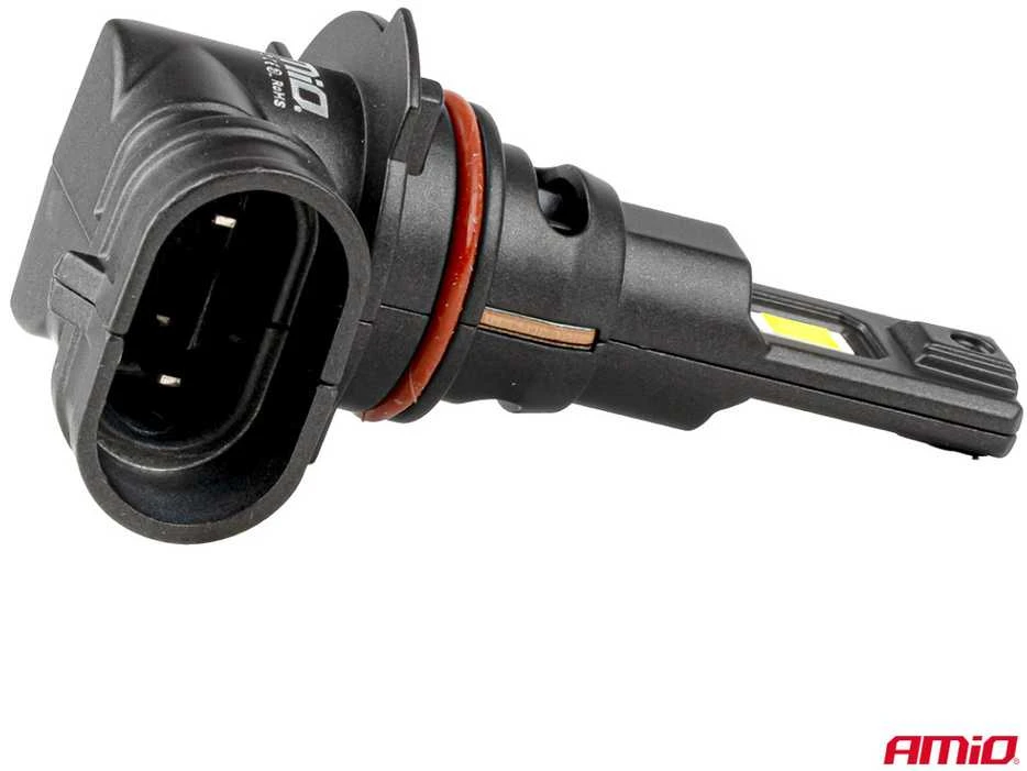 LED žibintų lemputės Series F25 PRO Juodas FULL CANBUS HIR2 68W 12V 24V, AMIO-04724