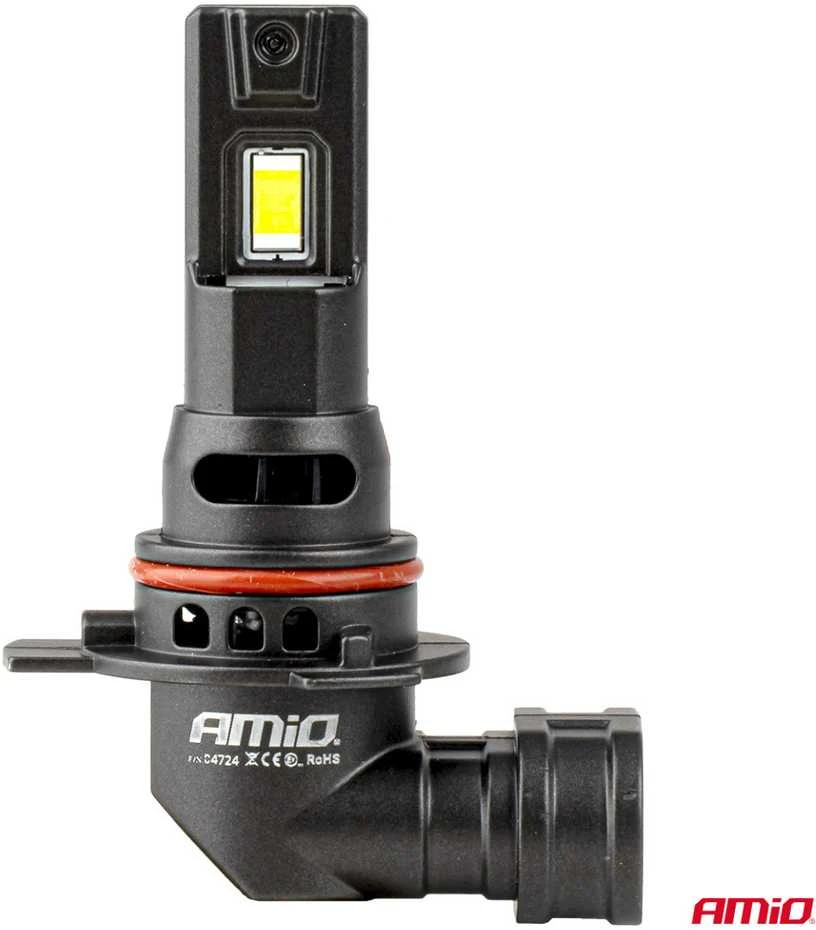 LED žibintų lemputės Series F25 PRO Juodas FULL CANBUS HIR2 68W 12V 24V, AMIO-04724