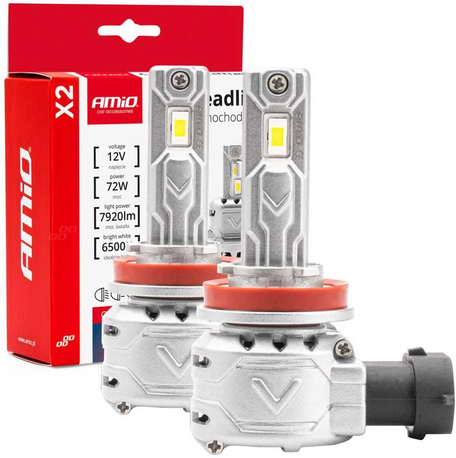 AMiO X2 serijos LED lemputės su pakavimo dėžute