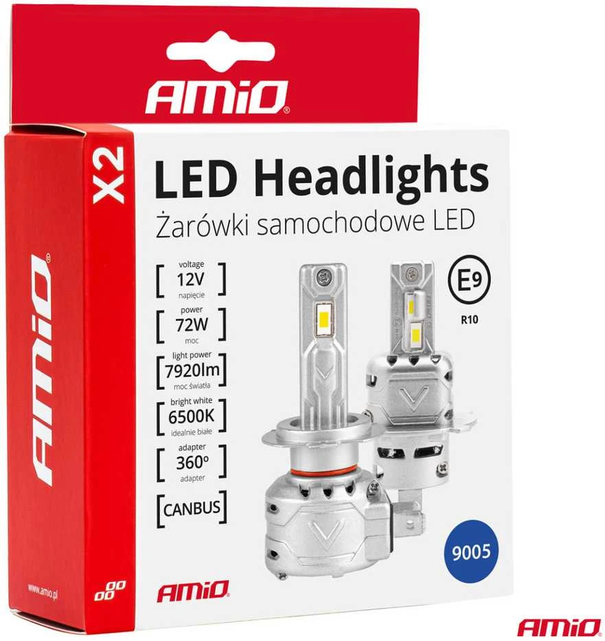 LED žibintų lemputės X2 Series HB4 9006 AMiO-02976