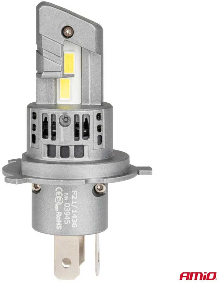 LED žibintų lemputės X5-series WINGER H4 6000K max 50W AMIO-03945
