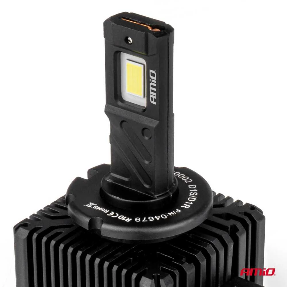 AMiO XD PRO D1S D1R LED lemputė iš arti