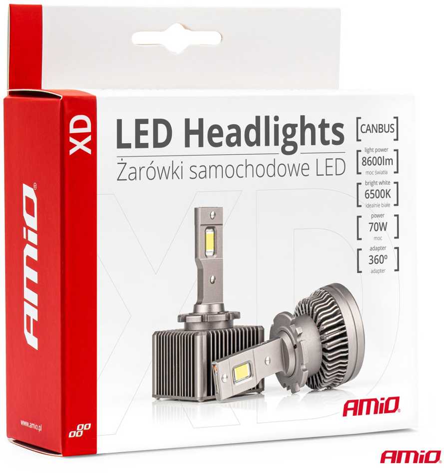 LED žibintų lemputės XD Series D2S/D2R AMiO-03311