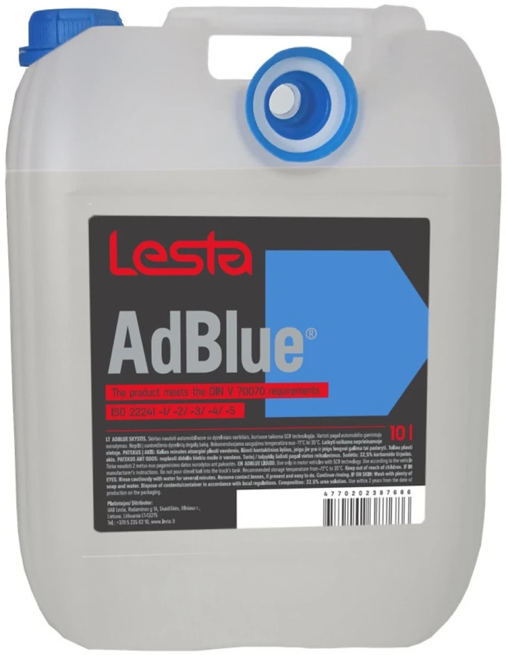 LESTA Adblue karbamido tirpalas, 10 L