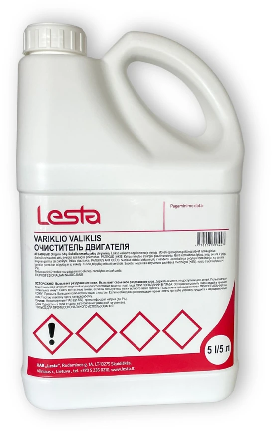 LESTA Concentrated Engine Cleaner, koncentruotas variklio valiklis, 5l