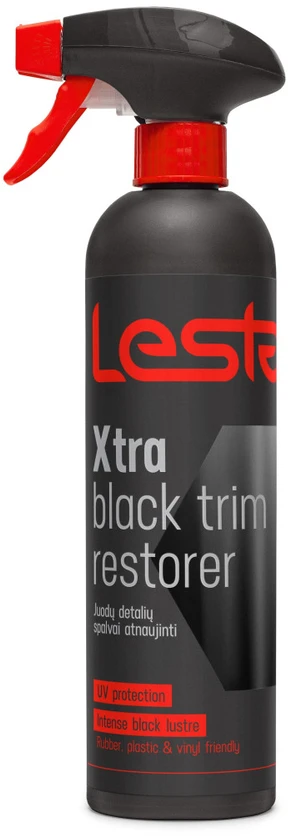 LESTA Xtra Juodas Trim Restorer, juodų detalių naujiklis, 500 ml