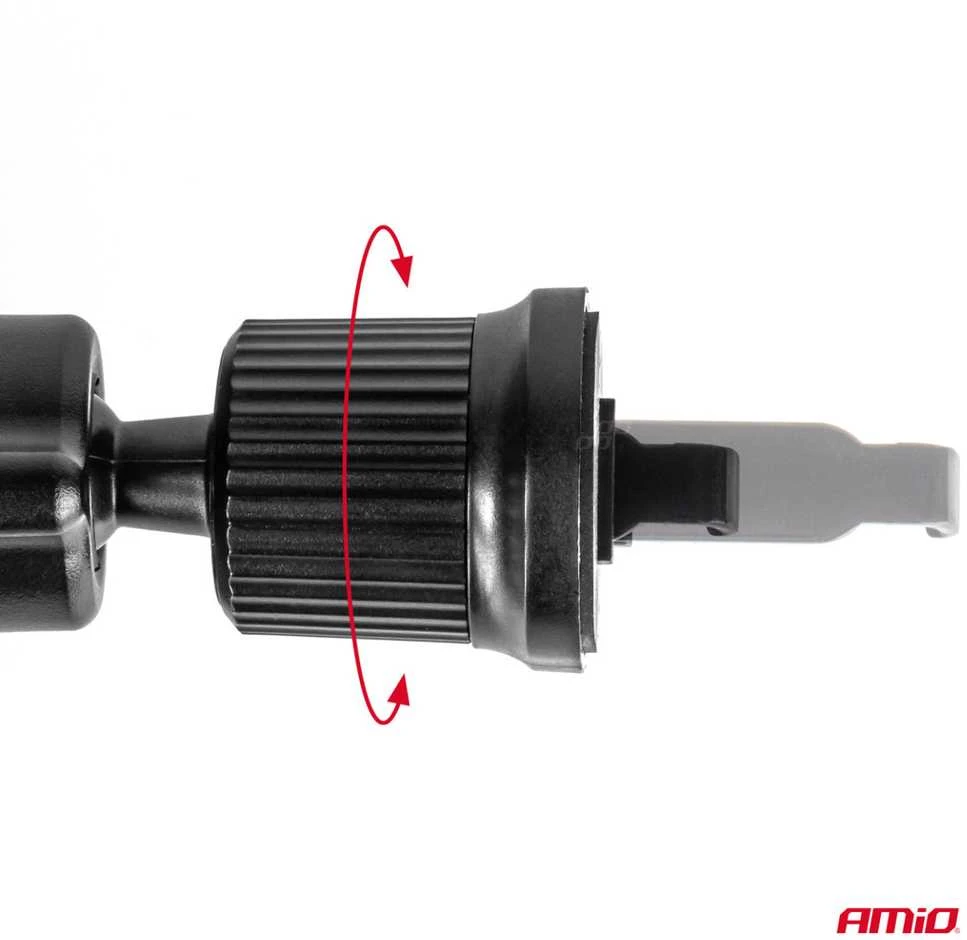Magnetinis belaidis automobilinis įkroviklis Qi2 15W – prie ventiliacijos/prietaisų skydelio AMIO-04179