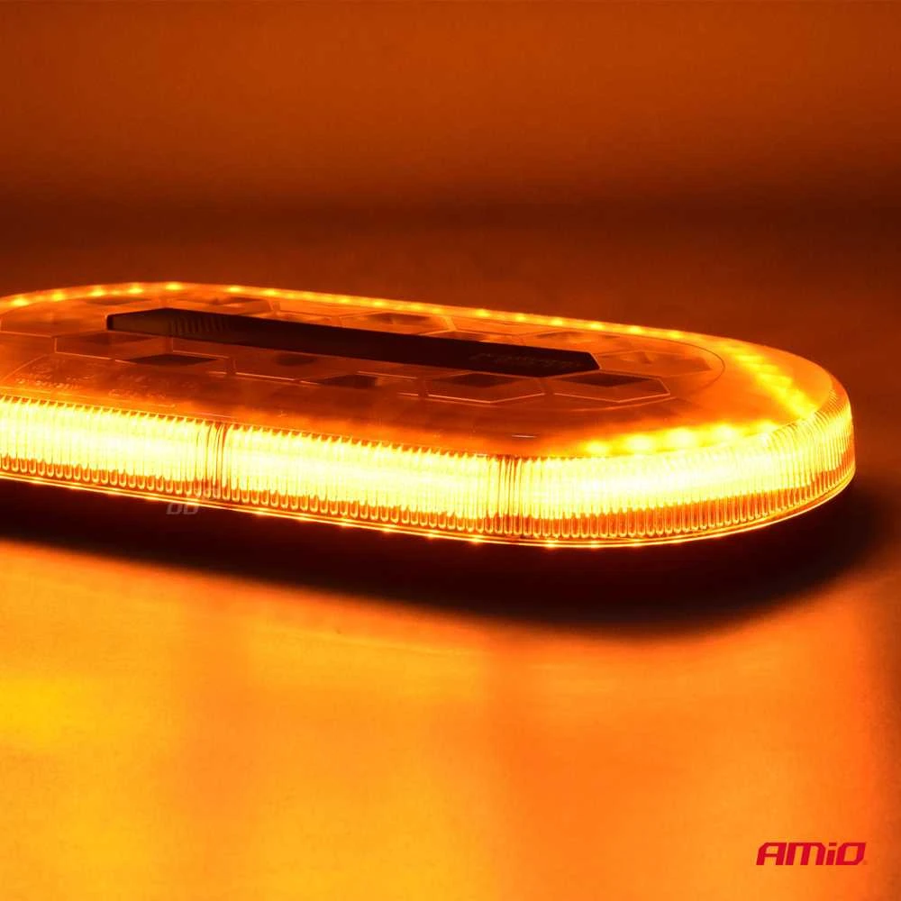 Magnetinis LED įspėjamasis žibintas 48 LED WLB78 R65 12V 24V AMIO-03336