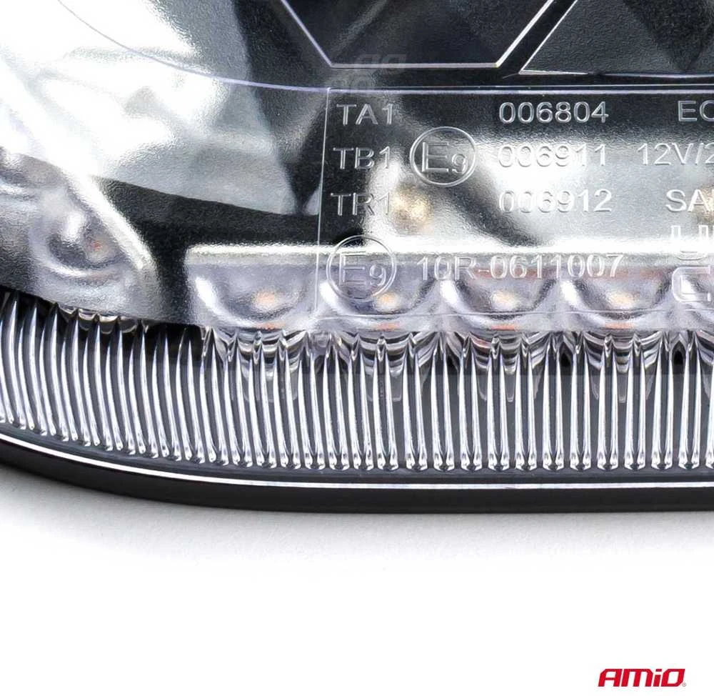 Magnetinis LED įspėjamasis žibintas 48 LED WLB78 R65 12V 24V AMIO-03336