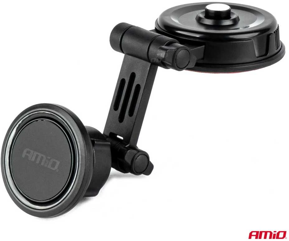 Magnetinis pasukamas telefono laikiklis ant prietaisų skydelio 360° AMiO-04144