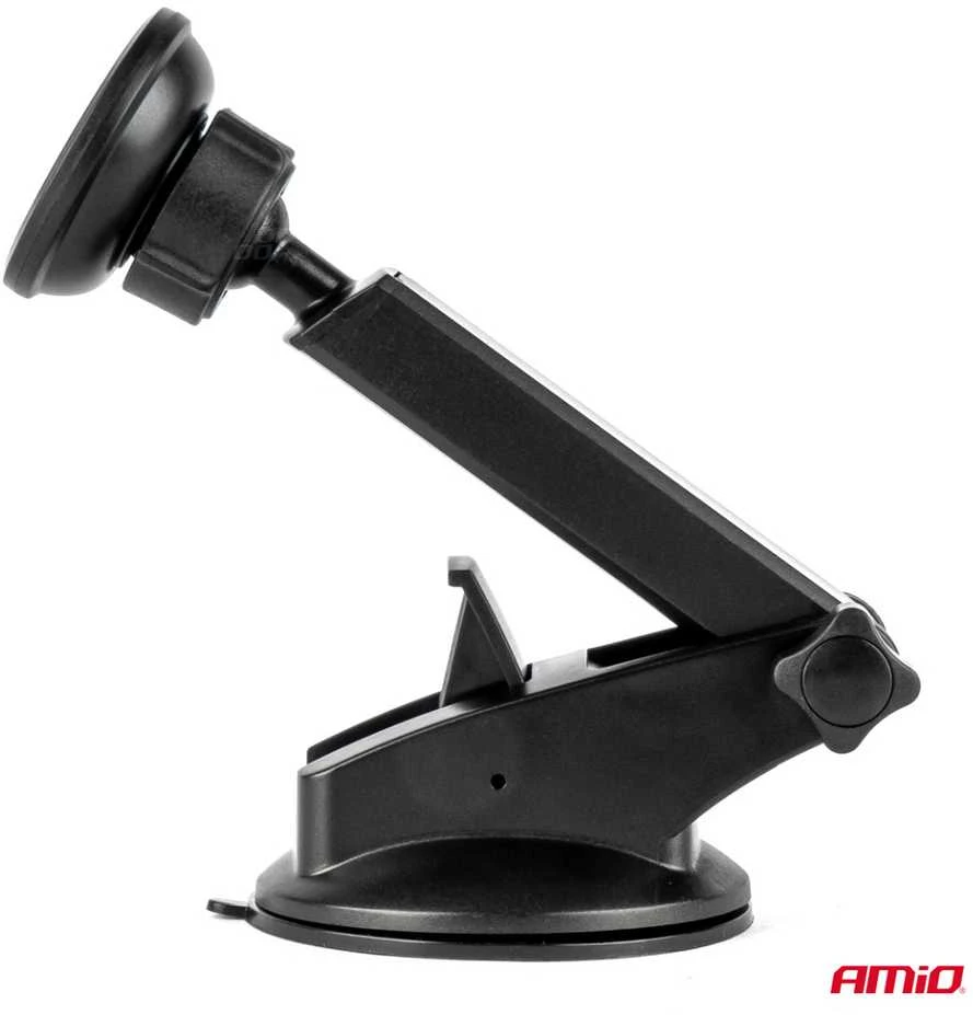 Magnetinis reguliuojamas telefono laikiklis ant stiklo AMiO-04145