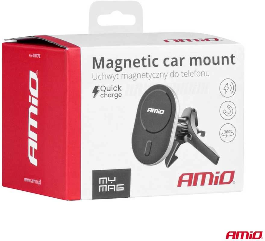 Magnetinis telefono laikiklis My Mag 15W AMIO-03770