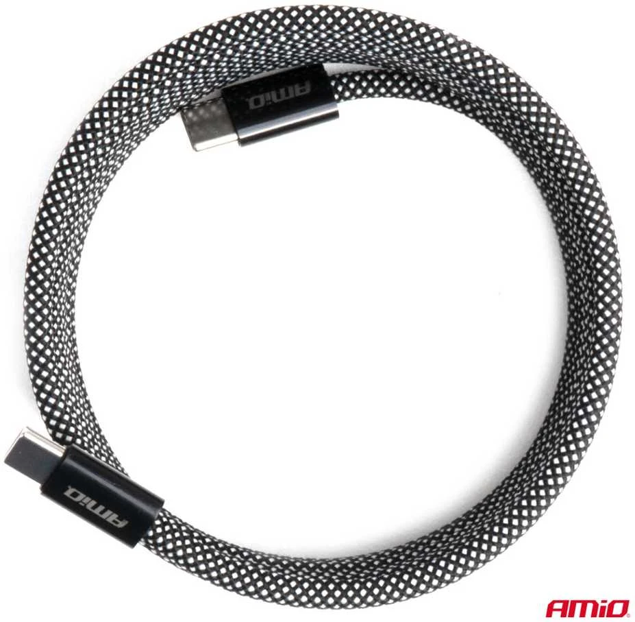 Magnetinis USB-C – USB-C kabelis 60W 200 cm AMIO-04841