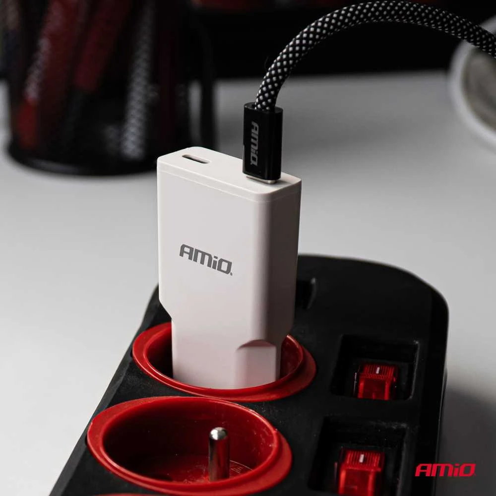 Magnetinis USB-C – USB-C kabelis 60W 200 cm AMIO-04841