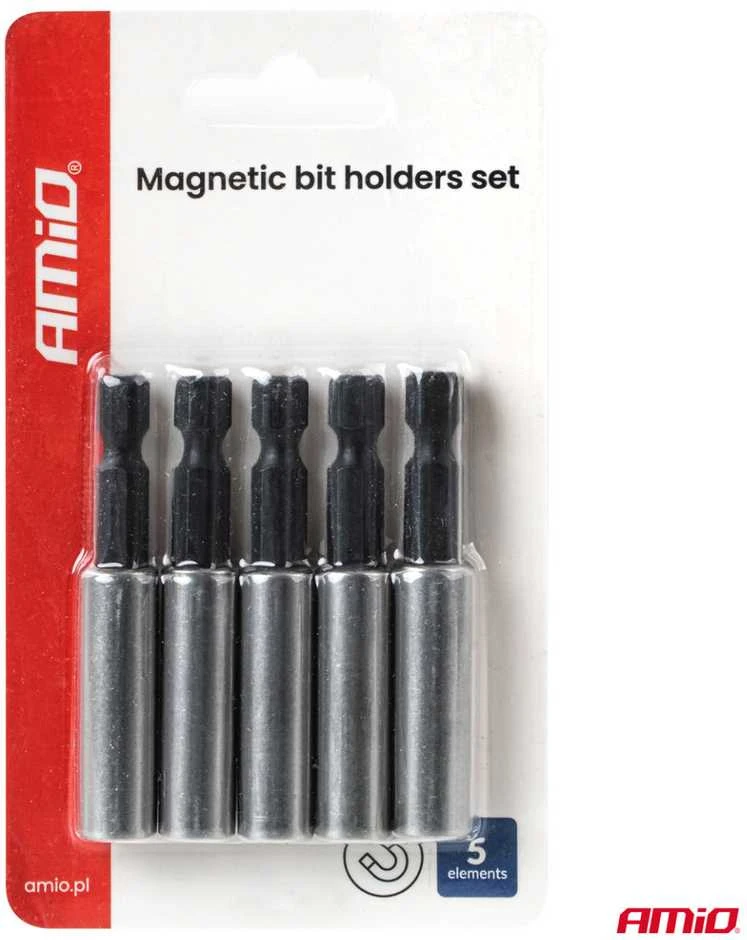 Magnetinių antgalių laikiklių rinkinys, 5 vnt. AMIO-04783